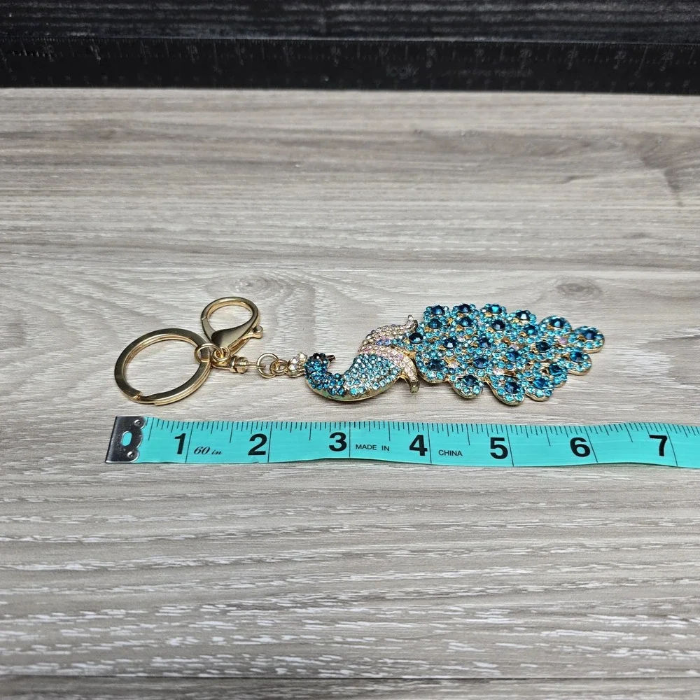 Vintage Keychain Peacock